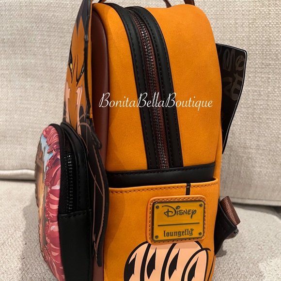 The Loungefly Disney Lion King Villains Scar Mini Backpack. main image 7